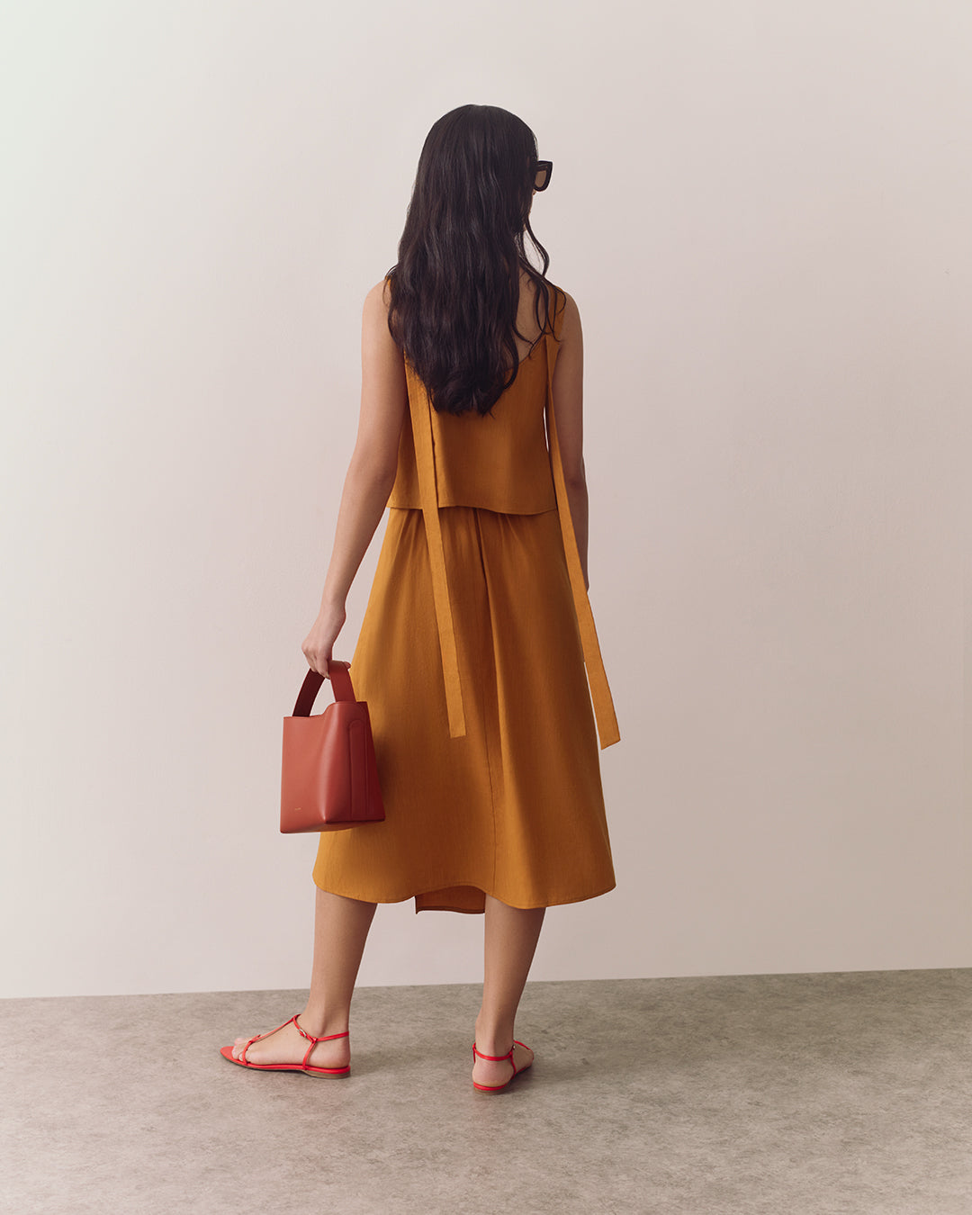 Linen Cropped Tank