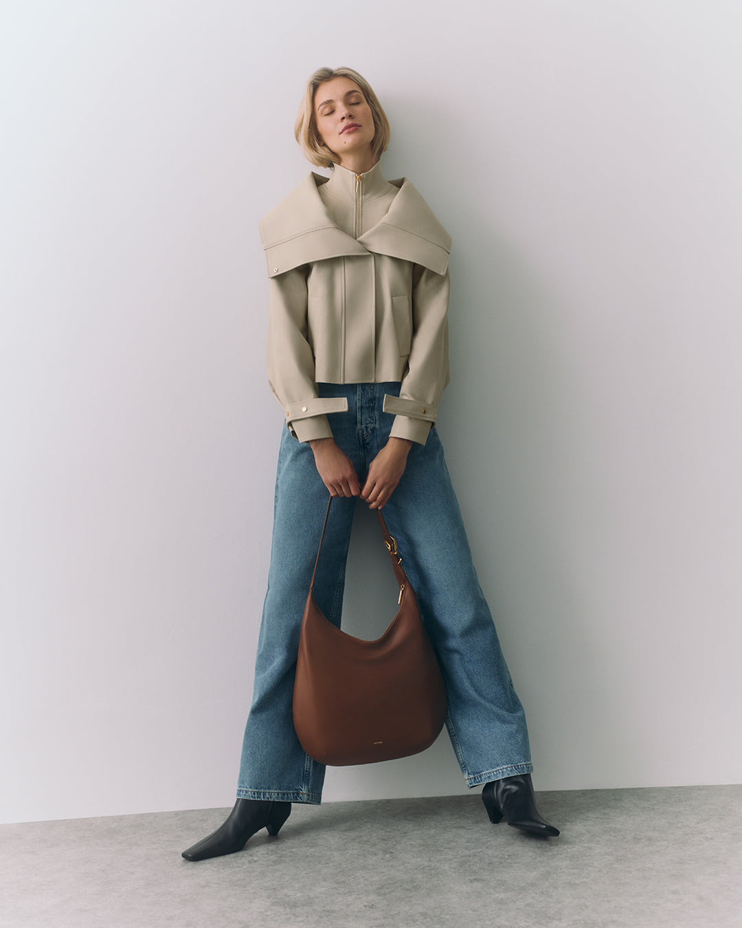 Overlay Collar Jacket