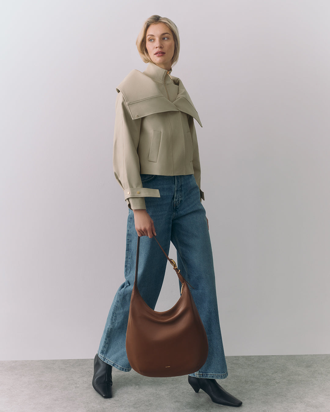 Overlay Collar Jacket