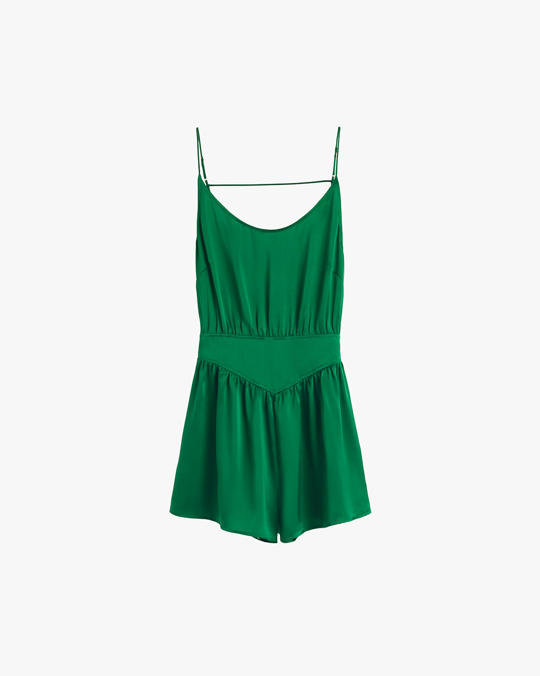 Washable Charmeuse Sleep Jumpsuit