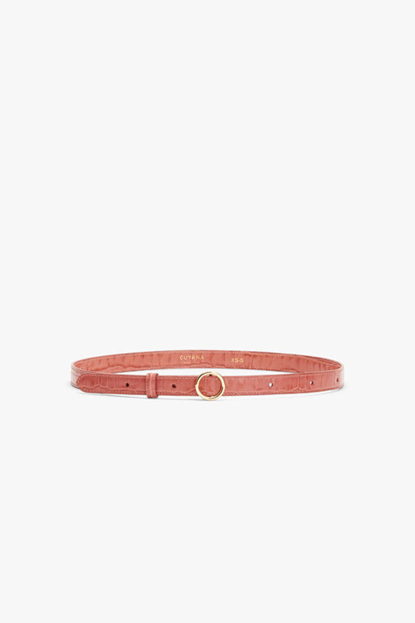 Circle Buckle Belt