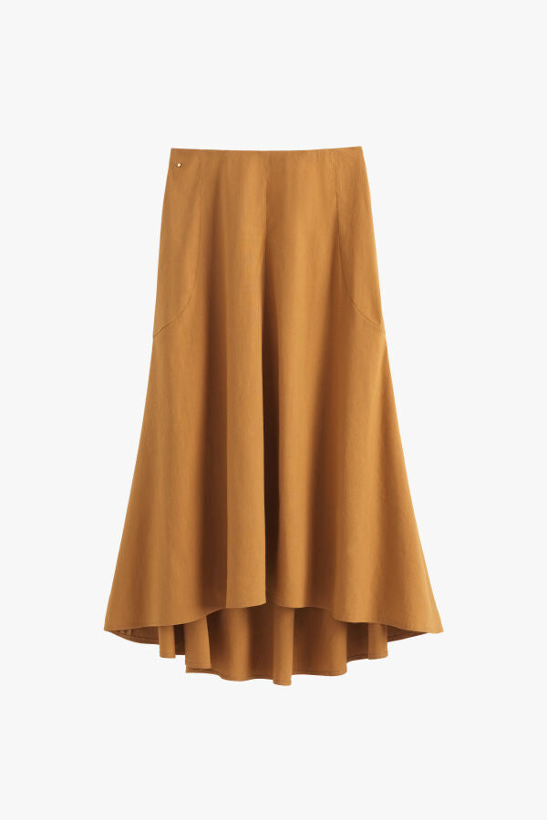 Linen Flare Skirt