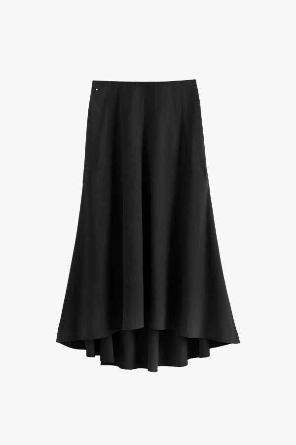 Linen Flare Skirt