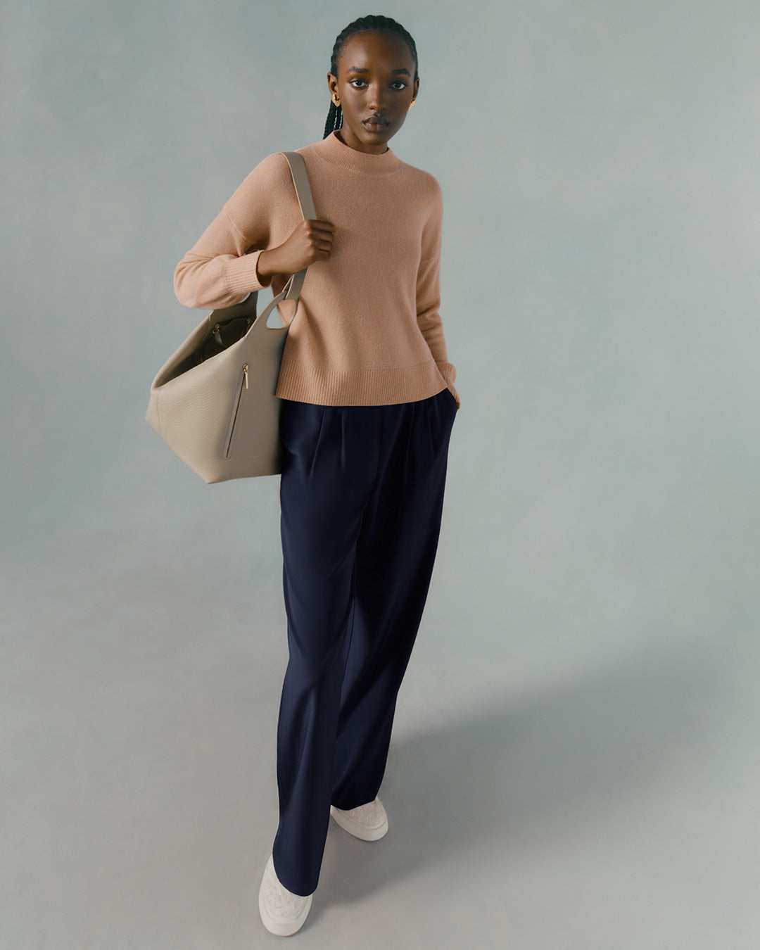 Silk Wide-Leg Pant